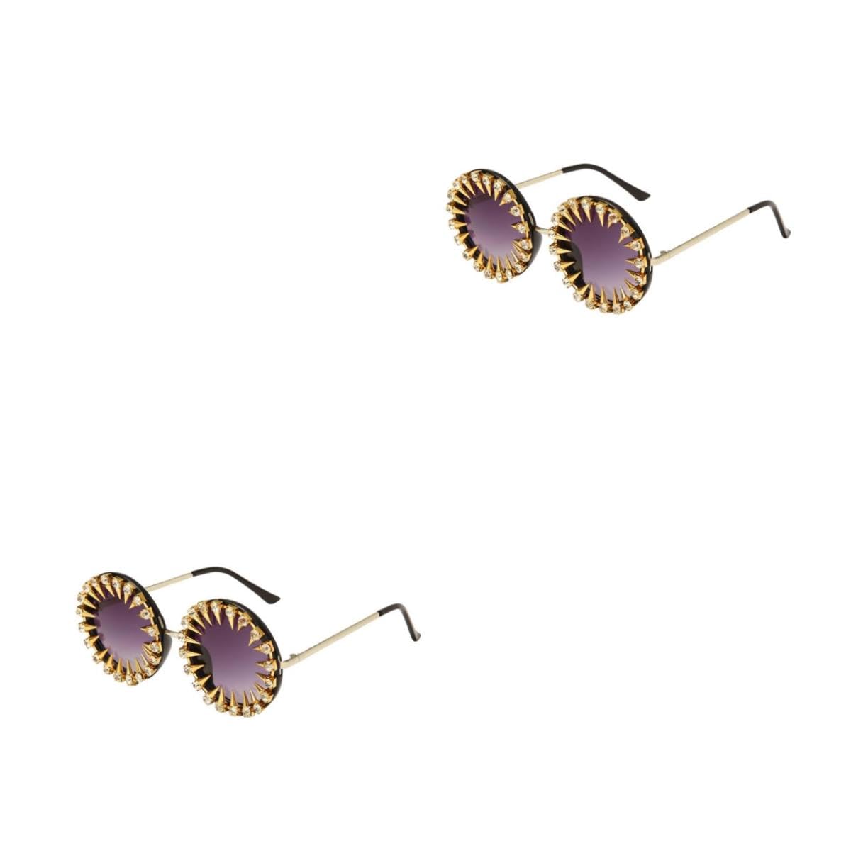 Occhiali da sole sunglasses occhiali per occhiali futuri occhiali leggeri occhiali a LED occhiali retrò occhiali rivettati PC Black