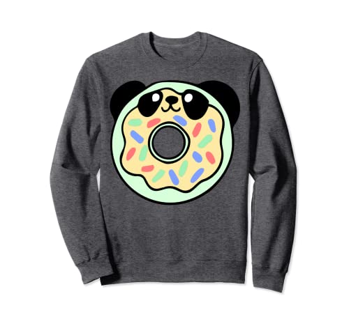 Kawaii Panda Donut Harajuku Kawaii Food Animal Postre Sudadera