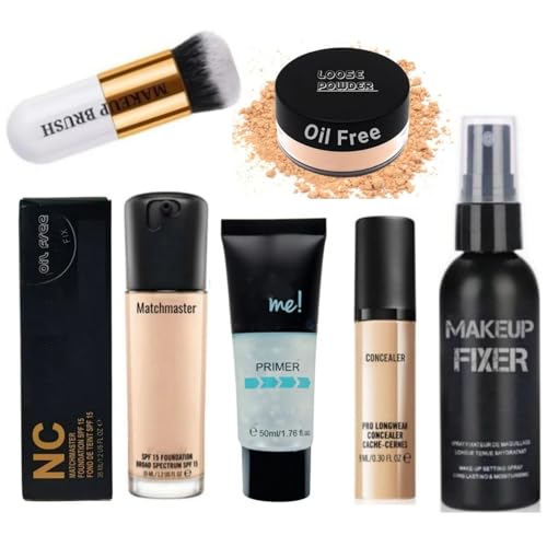 Trendeehuda Bridal Makeup Combo Kit For Girls & Women All Parlour Products In 1 Box Pack Of- 6 Gorgeous Makeup Combo Kit.