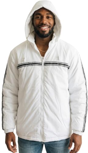 Image of ToBeInStyle Men's Zip Up Long Sleeve High Collar Polar Fleece Jacket