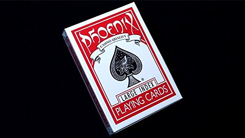 Murphy's Magic Supplies, Inc. Phoenix Deck Large Index | Red | by CardShark | Poker Deck | Collectable