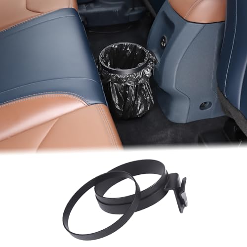 Image of Aunginsy Garbage Bag Holder Compatible with Ford Maverick 2022-2025 2026, Pickup Truck Back Seat Trash Can Expander Organizer Trash Bin Garbage Bin Wastebasket Hanging Removable FITS Slot Accessories