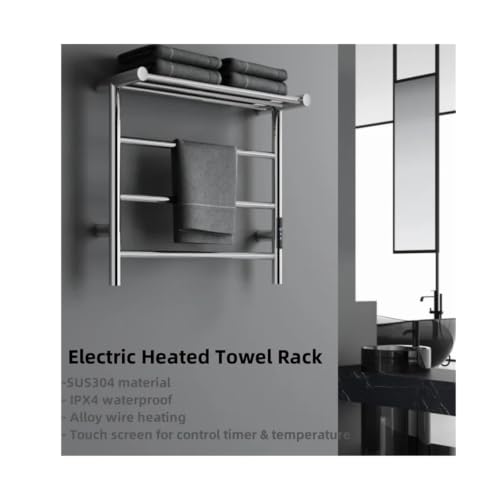 Sèche-serviettes électrique mural programmable 220V avec thermostat - 3