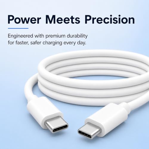 Image of AILKIN 20W iPhone 15 /16 /17 Compatible USB C to C Fast Charger with Type C Cable, PD Fast Charging Adapter for iPhone 17 /16 /15 Series, iPad Air, iPad Pro & Mini & Other USB-C Devices