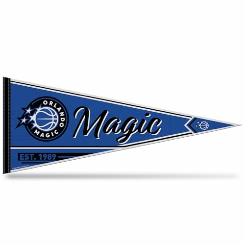 Image of Rico Industries NBA Basketball 12 inch x 30 inch Felt Wall Decor Pennant - Great for Home /Bed Room /Man Cave Decor