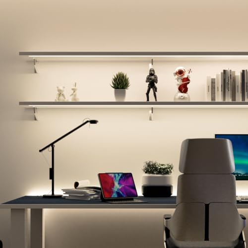 Image of BTF-LIGHTING FCOB COB LED Strip Lights 5V USB Powered Natural White 4000K | 3.28FT 320LEDs CRI90+ Dimmable Super Bright LED Light with 3M Tape for TV Backlight PC 3D Printer Cabinet Home DIY Lighting