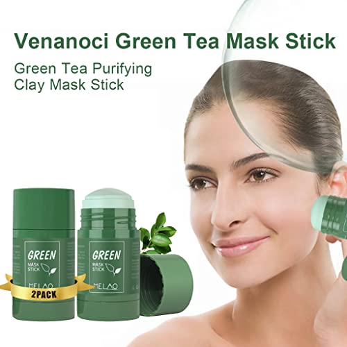 Tunbot Green Tea Mask Green Tea Essence Deep Hydrating Moisturizing Green Tea Deep Cleanse Mask Stick Blackhead Remover For Glowing & Radiant Skin- Organic Green Face Mask Suitable For All Skin Types Of Men And Women (2) #TOP1