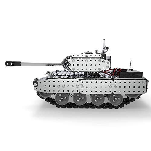 12che Panzer Spielzeug Set, 952 Stücke 1:16 Metall Panzer Ferngesteuert, Panzer Modellbausatz für Kinder und Erwachsene – Bild 7