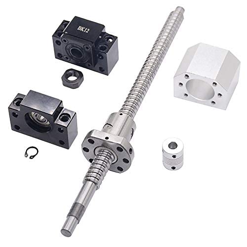 150mm Ball Screw SFU1605 Diameter 16mm,5mm Pitch with Metal Ball Screw Nut for CNC Machine