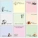 INCOK Lawyer Sticky Notes Gifts - 9 PCS Funny Attorney Notepads 3x3 Inches, Lawyer Gifts for Women Men, Law Self-Stick Memo Pads, Legal School Office Supplies for Students Coworkers (450 Sheets)