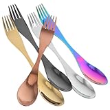 Cuillères et couverts : un cadeau idéal pour vos amis et votre famille, spork multifonctionnel