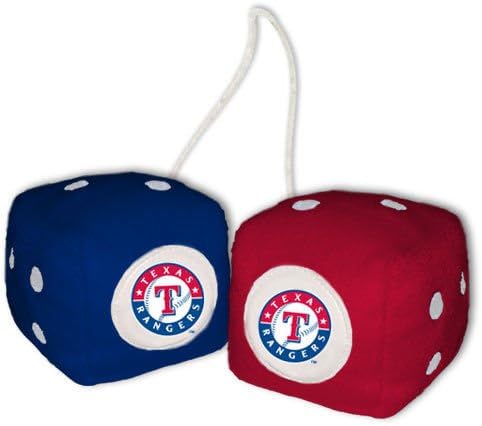 Fremont DieTexas Rangers Team Logo Pair of Fuzzy DICE