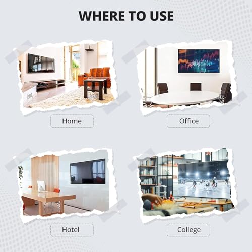 Image of XIKKART TV Wall Mount Bracket for 14-43 Inch LED LCD Smart TVs | Universal Fixed Wall Mount Stand | Heavy Duty Low Profile TV Mount | Supports VESA Compatible Flat Screen TVs
