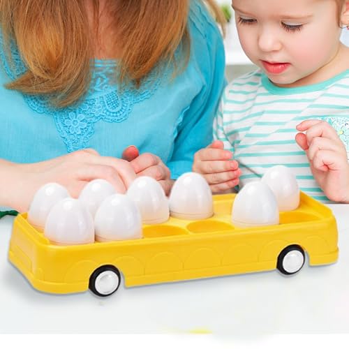 Jeu éducatif de tri des formes avec œufs multicolores robustes - 3