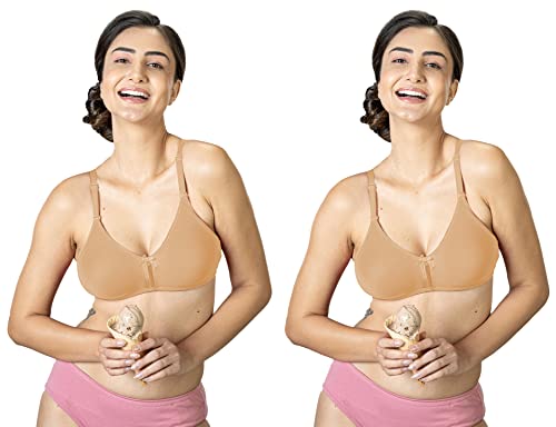Image of Lyra 516 Flora Mesh Ladder Moulded Premium Cotton Bra Skin