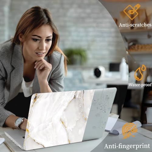 Funda MacBook Pro 15 Retina A1398 2012-2015 Carcasa Rígida de Plástico Mármol Blanco con Protector 2