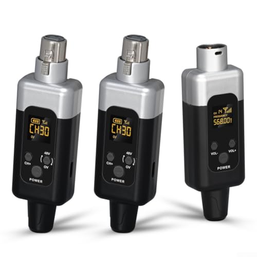 Captura de sonido óptima sin cables molestos gracias al receptor UHF y 2,4G 6