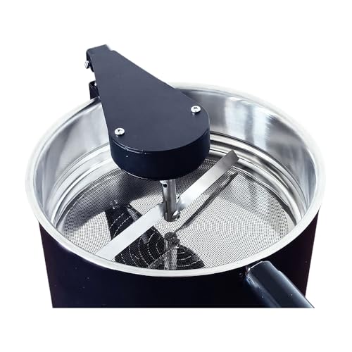 YNYNコーヒー豆クーラー、電気コ ーヒー豆焙煎クーラー、焙煎コー ヒー豆家庭用冷却機、急速冷却システム、二層フィルター、5mmメッシュ (ブラック,40メッシュ)