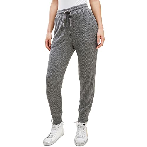 Jogger Hacci Rib Splendid Katrina gris anthracite en taille SM