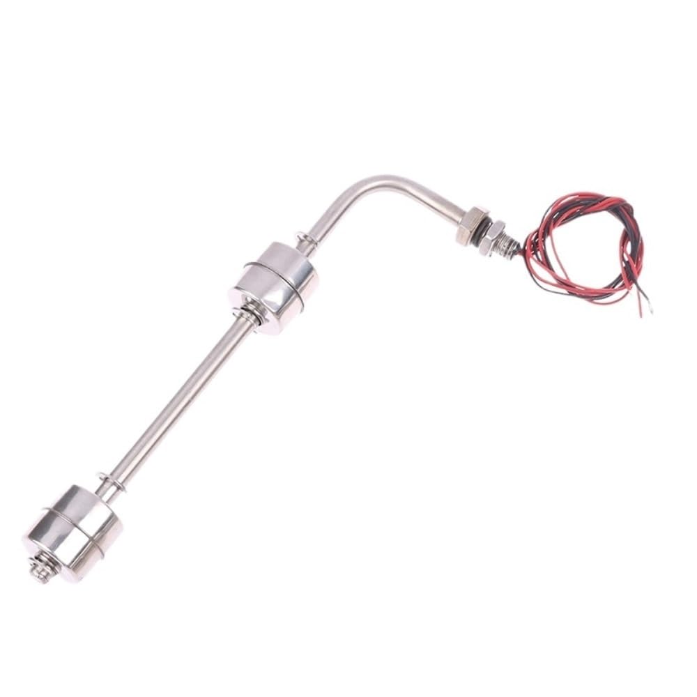 Interruttore a galleggiante in acciaio inossidabile 304, regolatore di livello automatico del serbatoio deII'acqua a doppia sfera for piccoli serbatoi, 1 pezz0(400mm)