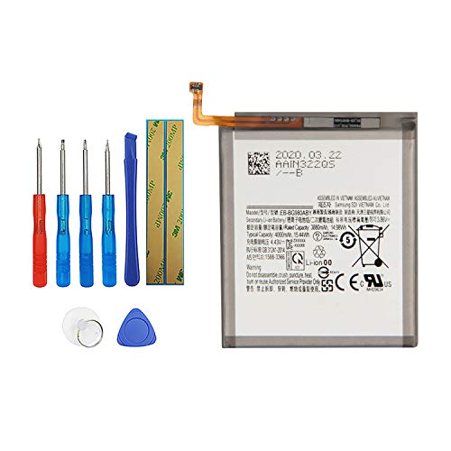 Vvsialeek EB-BG980ABY Replacement Battery Compatible with Samsung Galaxy S20 SM-G980 SM-G980F with Tools
