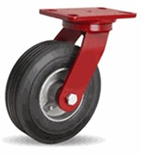 Hamilton (S-8008-SU) 8" Cush-N-Flex Swivel Plate Caster, 500 lb Capacity