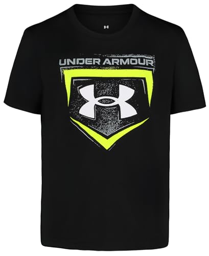 Image of Under Armour Boys' Short Sleeve Baseball Graphic T-Shirt, Lightweight & Breathable, Relaxed Fit