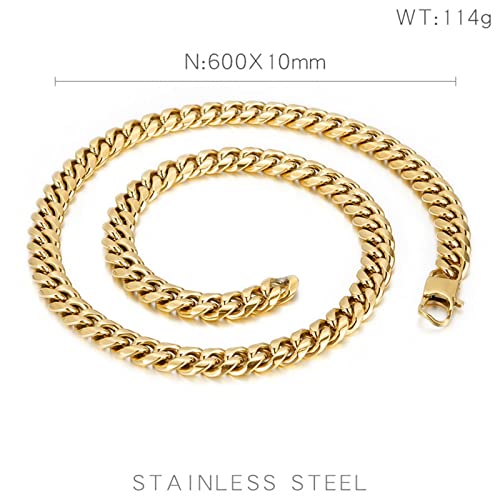 Pulsera de cadena de acero inoxidable XYNSNDB para hombre 5