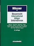 Steuerrecht international tätiger Unternehmen