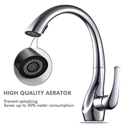 Image of ALTON TSL18035, Single Lever Kitchen Sink Mixer, Silver