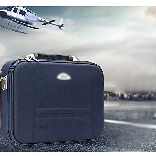 Document Bag Square Box Laptop Bag Canvas Business Work Package Men's Briefcase with Zipper Multi Document Pocket 14-16 in (Color : Black, Size : 16IN)3