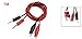uxcell Alligator Clip Test Lead to Banana Connector Line Cable 1M Black Red Pack of 1