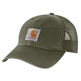 carhartt herren schild mütze buffalo cap, basil - dunkelgrün, 100286