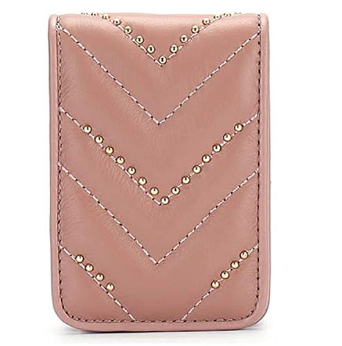 Lipstick Case I Cute Portable Makeup Bag Cosmetic Pouch I Lipstick Holder Makeup Organizer (PINK)