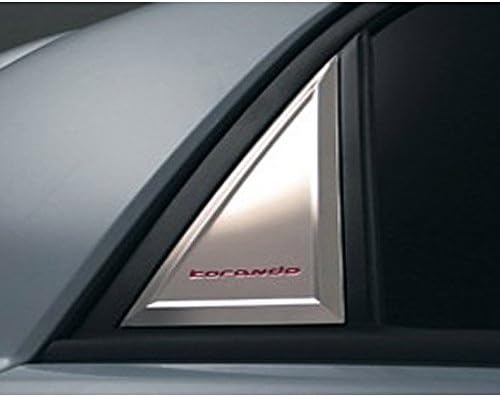 Sewon Rear Left Right Window C Pillar Chrome Line Sill Trim 2-pc Set For 2011 Ssangyong Korando C