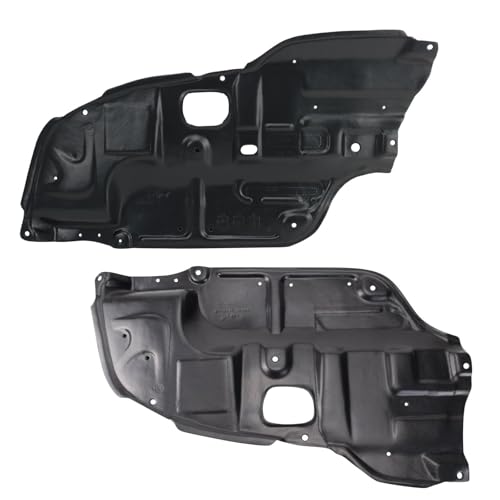 Image of TRQ Driver & Passenger Side Engine Splash Shield Compatible with 2002-2006 Toyota Camry TO1228106 TO1228107