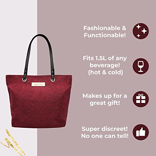 Recopilación y reviews de Bolso fiesta burdeos disponible en línea. 26 Imagen adicional