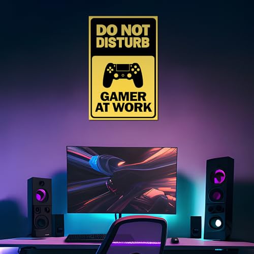 Image of Gaming Poster for Wall | Gaming Sticker for Wall | Gamer Posters Wall Design | Gaming Zone Wall Paper | Gamers Wall Poster for Home Room Decor | Gaming Posters for Bedroom, Door, Home Decor