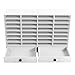 BYGOVICE File Organizer Paper Sorter, Adjustable Shelves Office Desk Organizer, 32 Compartment Literature Organizer Construction Paper Storage Organizer, Classroom Mailbox with 2 Drawers