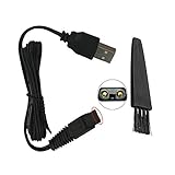 Replacement Charger and Brush for Electric Men's Solo Shaver Cleaning Bursh USB Data Cable Power Trimmer Solo Replacement Charge Line