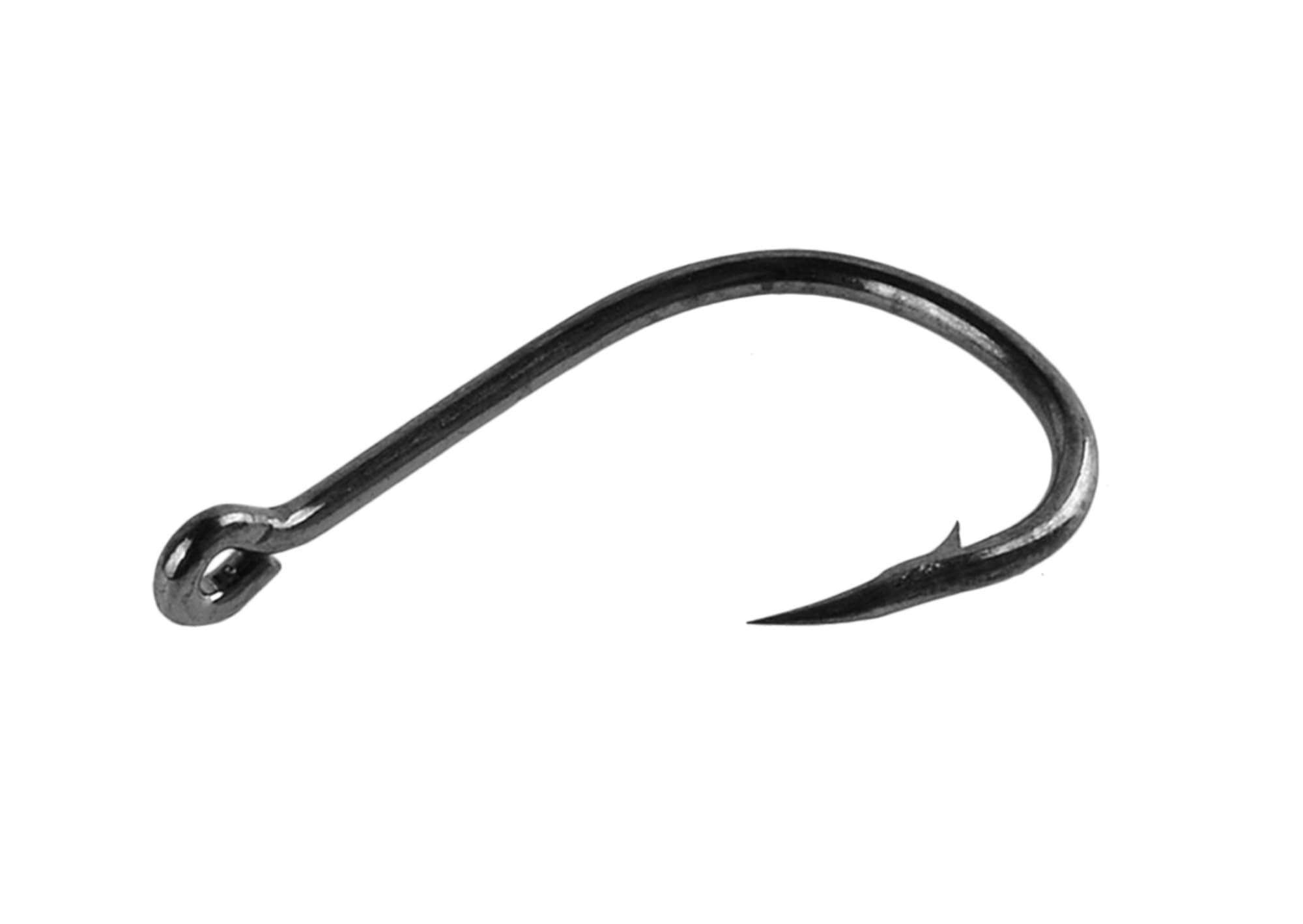 Angel-Jig-Haken, Angelhaken, for Salzwasser-Süßwasser-Angelausrüstung, Angelzubehör, Angelhaken-Set, Angelhaken aus Kohlenstoffstahl mit Widerhaken (Color : 70pcs Black Hooks)
