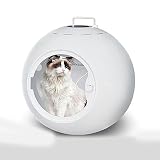 Caja Secadora automática para Gatos para el Cuidado de Mascotas Caja de Secado ultrasilenciosa para Mascotas Máquina Profesional Secador de Pelo rápido...