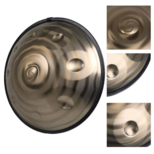Handpan ORANGES 10 Notas 440Hz con Estuche y Soporte miniatura 7