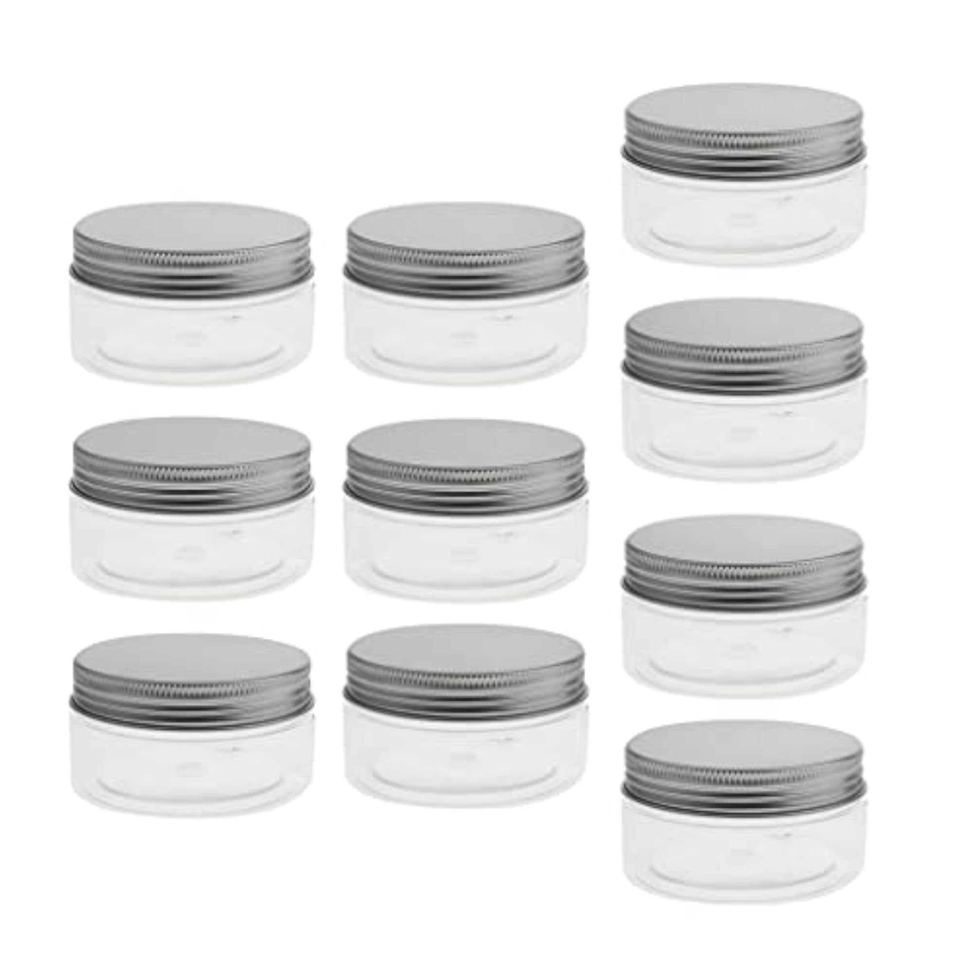 10pcs Empty Cosmetic Pots Lip Balm Container Jar