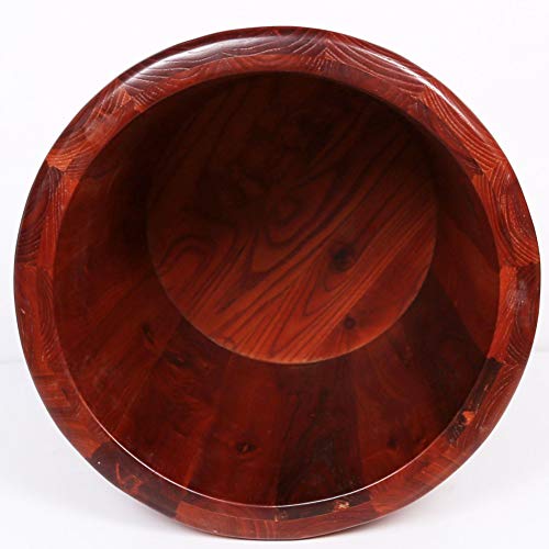 Preisvergleich Produktbild GFDS Pediküre Becken Wanne Hohe Qualität Fußbad Barrel Massivholz Fuß Badewanne Erwachsene Holz Fuß Pediküre Bad Barrel Haushalt Fußbad, Binauraler Griff, Mit Deckel, 40cm Hoch. -YHX