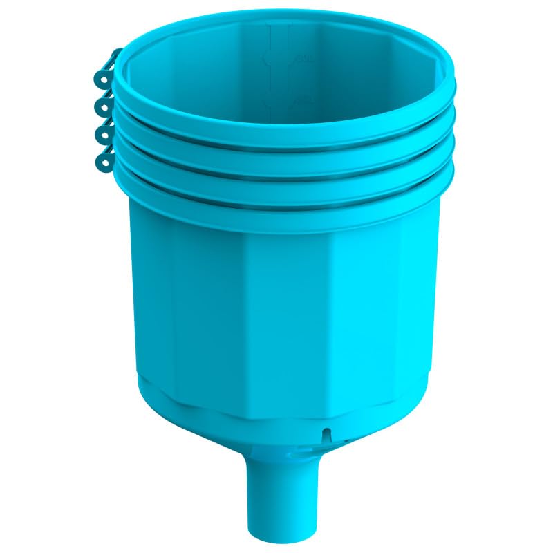 Suinga Bebedero para Gallinas 45 L | Plástico con Protección UV y Libre de BPA | Ideal para 24 Aves, 39,5x72,5 cm