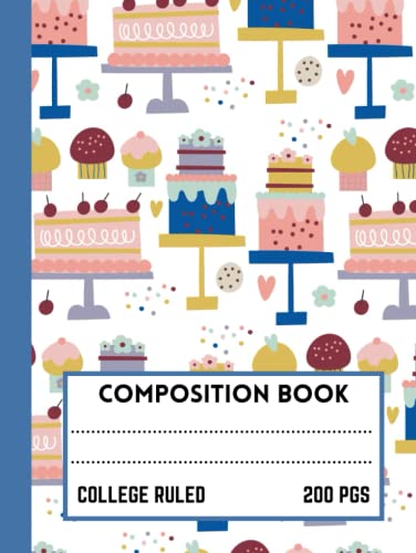 Baking: Funky Lined Composition Notebooks image 2