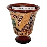 Pythagorean (Greedy) Cup 11 cm – Pythagoras Design – Handmade Greek Ceramic