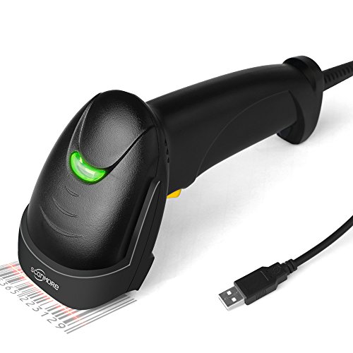 Handheld Usb Barcode Scanner Wired Automatic 1D Bar Code Reader For Supermarket, Convenience Store, Warehouse #TOP6