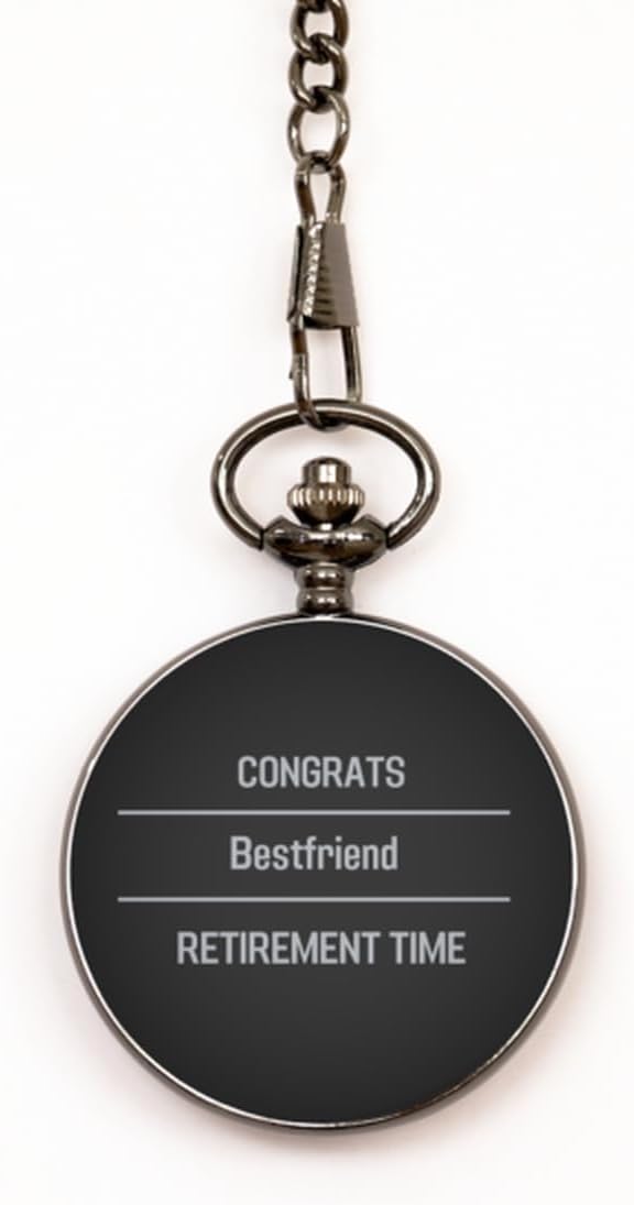 Gift for Bestfriend Time to Retire, Happy Moment Gifts for Bestfriend, Retirement Day Graduation Birthday Gifts for Friends and Someone You Care, for Men and Women